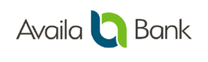 Navy blue and green stylized ‘a b’ monogram between the words ‘Availa’ and ‘Bank’ in dark-gray sans-serif type.