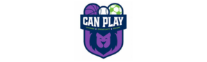 Logo for Can Play, featuring inclusive and dynamic design elements.