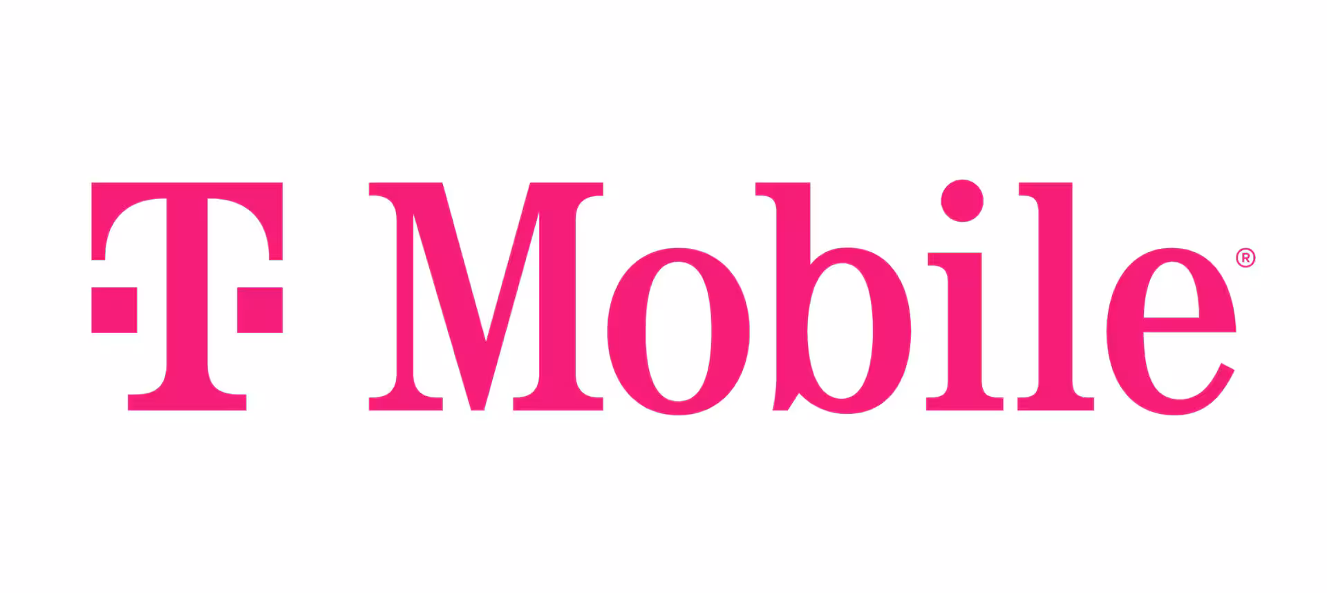 T-Mobile logo featuring a bold magenta 'T' followed by the word 'Mobile' in black, symbolizing the company's commitment to innovative and reliable telecommunications services.