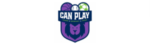 Logo for Can Play, featuring inclusive and dynamic design elements.