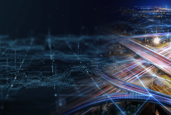 Banner image for a Wholesale Network Transport product page, featuring fiber-optic connections, high-speed data transfer, and secure network infrastructure.