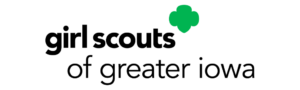 Logo for Girl Scouts of Greater Iowa, featuring empowering and community-oriented design elements.