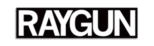 Logo for Raygun, featuring bold and creative design elements.