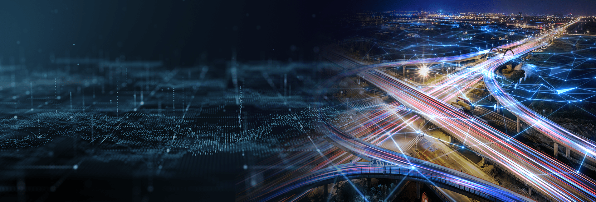 Banner image for a Wholesale Network Transport product page, featuring fiber-optic connections, high-speed data transfer, and secure network infrastructure.